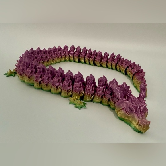 Articulated Dragon 3D Printed Toy - Picture 5 of 8